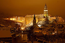 Český Krumlov v zimě, foto: © Lubor Mrázek