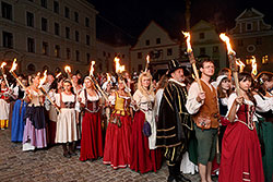 Slavnosti pětilisté růže Český Krumlov, foto: © Lubor Mrázek