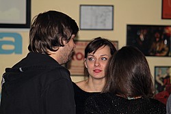 Beata Kaňoková - premiéra komedie Teď ně! 30.11.2014 ve Švandově divadle