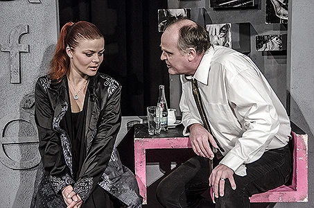 Igor Bareš a Antonie Talacková během představení Jenom život, foto: Vít Černý