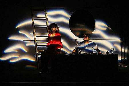 Kateřina Pechová, Peter Pecha v představení Intimní příběhy z Ráje, foto: Radovan Šťastný