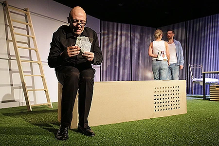 Robert Jašków, Jitka Ježková, Michal Slaný v představení Intimní příběhy z Ráje, foto: Radovan Šťastný