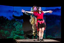 Sarah Haváčová a Petr Lněnička v představení Svatební cesta do Jiljí, foto: Radek Drbohlav