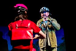 Sarah Haváčová a Petr Lněnička v představení Svatební cesta do Jiljí, foto: Radek Drbohlav