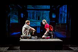 Sarah Haváčová a Petr Lněnička v představení Svatební cesta do Jiljí, foto: Radek Drbohlav